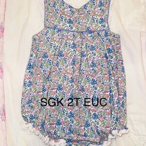 Floral Kids One Piece